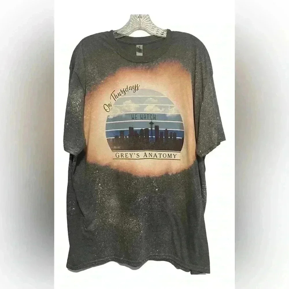 Grey’s Anatomy bleached shirt. Size 2X